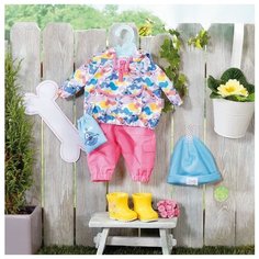 Zapf Creation Комплект одежды для прогулки с собакой 829905 разноцветный