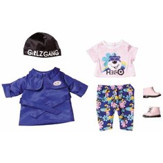 Zapf Creation Комплект одежды для прохладной погоды 828151 разноцветный