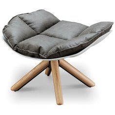 Оттоманка в стиле Husk, коричневый I Modern