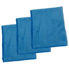 Полировальная микрофибра для автомобиля комплект 3шт. (синяя) REMIX RMX014.