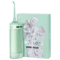 Ирригатор портативный беспроводной Xiaomi (Mi) SOOCAS Parfumeur Portable Oral Irrigator (W1 LOUVRE) (4 насадки, бокс для хранения, жидкость для полоскания рта) GLOBAL, светло-зеленый
