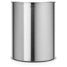 Корзина для бумаг 15л, стальной матовый, Brabantia, 313387