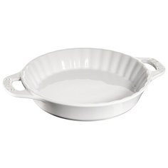 Форма для пирога керамическая, диаметр 28 см, цвет белый, Staub, 40511-169