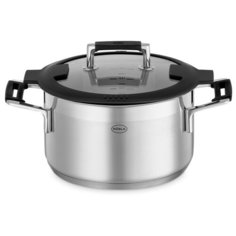 Кастрюля с крышкой Silence PRO, диаметр 20 см, нержавеющая сталь 18/10, 91962 Roesle