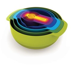 Набор из 9-ти кухонных мисок Nest, материал полипропилен, Joseph Joseph, 40031