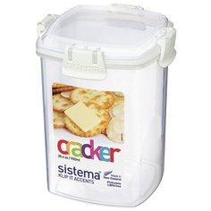 Контейнер для крекеров KLIP IT 11х11х14,5 см, материал пластик, мультиколор, Sistema, SI61332