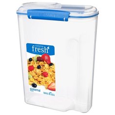 Контейнер для хлопьев FRESH 21,5х11х28,5 см, материал пластик, цвет голубой, Sistema, SI921450