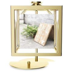 Мультирамка Rocker, цвет золотой, металл + стекло, Umbra,1016502-221