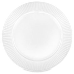 Тарелка обеденная, диаметр 26 см, цвет белый, фарфор, Pillivuyt, 214226BL1