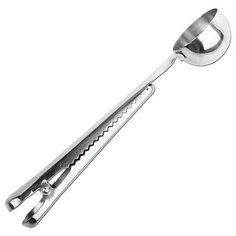 Зажим для пакетов с мерной ложкой длина 18 см, материал нержавеющая сталь, Westmark, 15382270