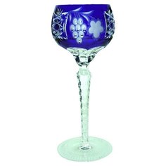 Фужер хрустальный для красного вина Grape 230 мл, цвет синий, Ajka Crystal, 1/cobaltblue/64572/51380/48359