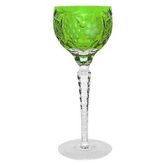Фужер хрустальный для красного вина Grape 230 мл, цвет светло-зеленый, Ajka Crystal, 1/reseda/64572/51380/48359