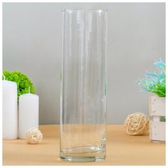 Ваза "Цилиндр" 25х8 см, 0,98л 2930 758626 Evis