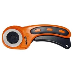 Нож, 45 мм, вращающееся лезвие-ролик диаметром, пластмассовая ручка пистолетного типа// Sparta