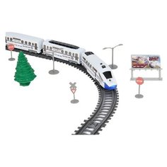 Железная дорога (скоростной поезд, разводной мост, длина 914 см) - BSQ-2181 Baisiqi