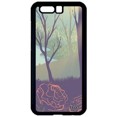 Чехол на смартфон Honor 9, "Лесные розы" Пейзаж Розы Utaupia