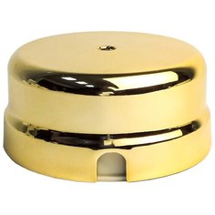 Керамическая распределительная коробка 90х43 мм золото Edisel
