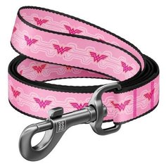 Поводок WAUDOG Nylon, рисунок "Чудо-женщина 1" (ширина 20 мм, длина 122 см)