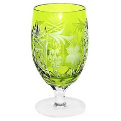 Фужер хрустальный для вина Grape 450 мл, цвет светло-зеленый, Ajka Crystal, 1/reseda/64573/51380/48359