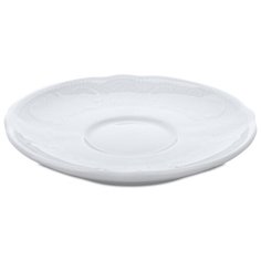 Блюдце 11,9 см для чашки 90 мл Salzburg Uni фарфор, цвет белый, Seltmann Weiden, 001.610333