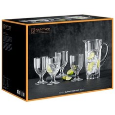 Набор из 5-ти предметов Aspen: кувшин 1190 мл + 4 бокала 342 мл, материал хрусталь, Nachtmann, 103100