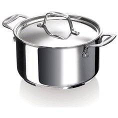 Кастрюля с крышкой Chef 1,7 л диаметр 16 см, нержавеющая сталь 18/10, BEKA, 12061164