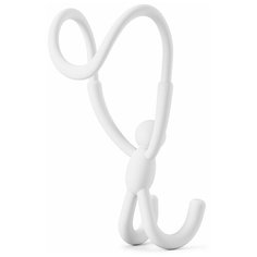 Крючок Buddy Flex 30x9 см, термопластичная резина, цвет белый, Umbra, 1015782-660