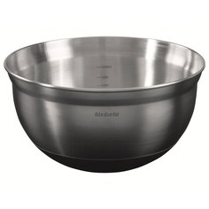Миска-салатник 1,6л, сталь, черный, Brabantia, 363849
