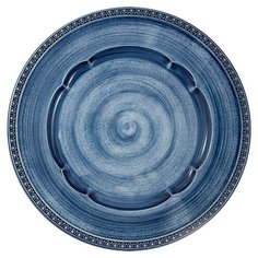 Тарелка обеденная Augusta 27 см цвет синий, керамика, Matceramica, MC-F566200328D1381