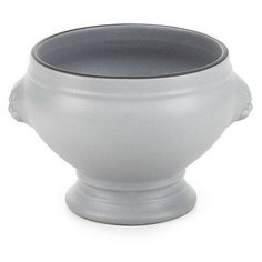 Супница индивидуальная French Classics 12,5x9,5 см, объем 450 мл, материал фарфор, цвет серый, Revol, 651873 Револ