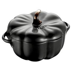 Кокот керамический "Тыква" 12,2 см, объем 0,5 л, цвет черный, Staub, 40508-548