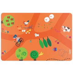 Коврик сервировочный детский On the Road 43,5х29,7 см, материал полипропилен, цвет оранжевый, Guzzini, 22606752OR