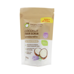 Tropicana Скраб для лица и тела «кокосовая стружка и лаванда» - Fiber-scrub, 50г