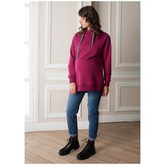 Худи Мамуля красотуля Лив ягодный 44