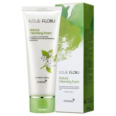 Konad ILOJE Flobu Natural Foam Cleansing Натуральная очищающая и увлажнаяющая пенка для лица / для умывания, 185 мл