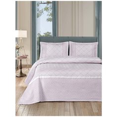 Покрывало жаккард "KARNA" AVRA 240x260 (50x70+5) - 2 шт - Лавандовый