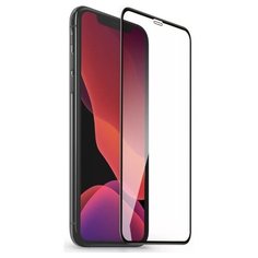 Полноэкранное защитное стекло для телефона Apple iPhone 12 и iPhone 12 Pro / Ударопрочное стекло на смартфон Эпл Айфон 12 и Айфон 12 Про / Закаленное стекло с олеофобным покрытием на весь экран / Full Glue Premium Glass от 3D до 21D Pastila