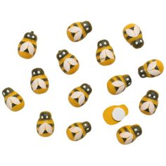 AR442 Пчелки деревянные 0,8*0,1см 50шт/упак АЙРИС пресс