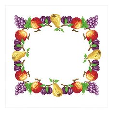 ККСН 003 Набор салфетка для вышивки крестом  Десерт 45*45см Каролинка