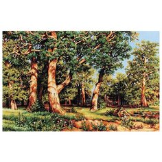 08.018 Набор для вышивания Палитра Дубовая роща43х26см