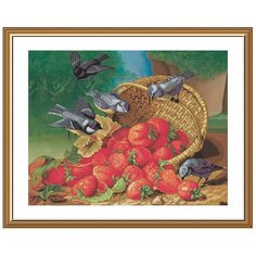 СР3305 Набор для вышивания Лукошко37*28 см Nova Sloboda