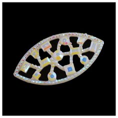 CON2516 Украшение 15*30 (белый перламутр) 5 шт АЙРИС пресс