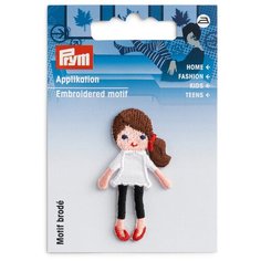 924291Термоаппликация Кукла коричн.волос 1шт. Prym