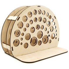 L-1452 Деревянная заготовка Органайзер для кисточек 5,7*21,6*12см Астра Astra & Craft