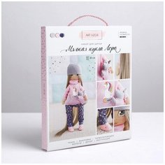3548678 Интерьерная кукла Лора, набор для шитья, 18 * 22.5 * 2.5 см Арт Узор