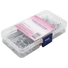 100403 Булавки безопасные в пластиковой коробке, ассорти, 174шт Hobby&Pro