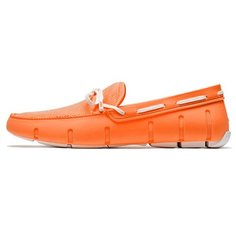 Мужские мокасины LACE LOAFER цвет Orange/white размер 44 Swims