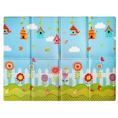 Развивающий коврик Mambobaby Soft Little Birds Односторонний