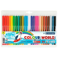 Фломастеры Centropen Colour World 24 цвета 7 7550 2484