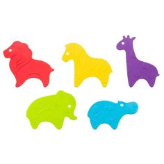 Антискользящие мини-коврики для ванны Roxy-Kids Safari 5шт R